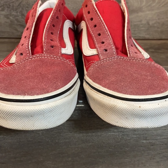 Vans Old Skool Classic Look Woman’s 7 Red 500714 - Picture 3 of 7